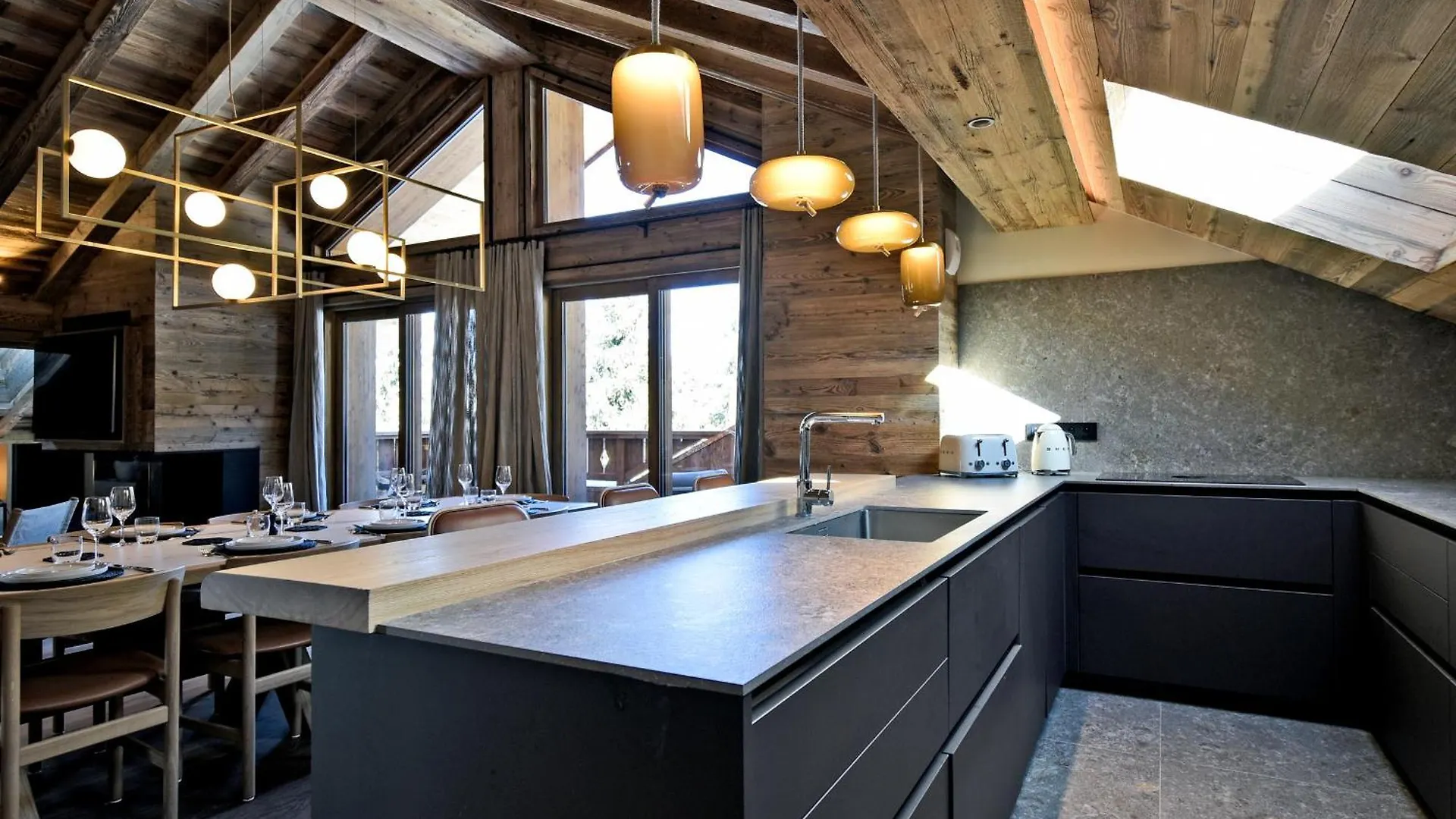 Penthouse Luxueux A Meribel Avec Spa Et Services Inclus - Fr-1-613-32 فرنسا